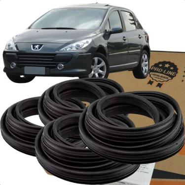 Imagem de Jogo 4 Borrachas Porta Dianteira Traseira 307 1999 a 2014 - PRO LINE