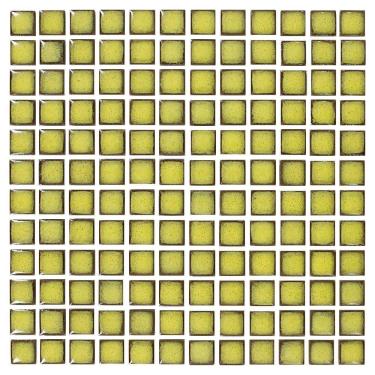 Imagem de Pastilha Cerâmica Nefertiti Mostarda 2x2 Placa 30x30cm - 1012020007