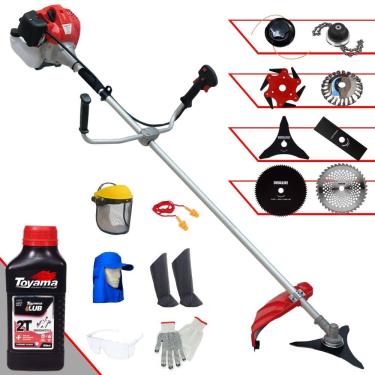 Imagem de Roçadeira 8 Em 1 Anmax Cg520p 52cc 2,2hp + Epi + Óleo Toyama