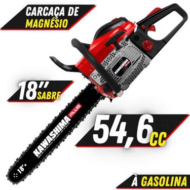 Imagem de Motosserra Kawashima Kcs550p à Gasolina 54,6cc 2t Com Sabre 18 Polegadas 6600230 + Óleo Toyama Fg50