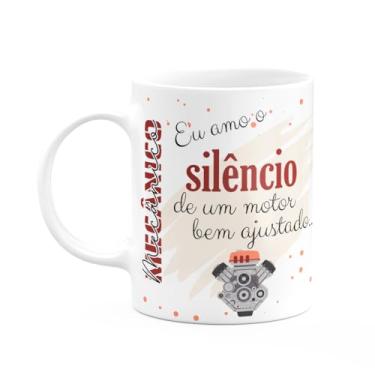 Imagem de JPS INFO, Caneca de Profissões - Sou mecânico - 325ml - branca