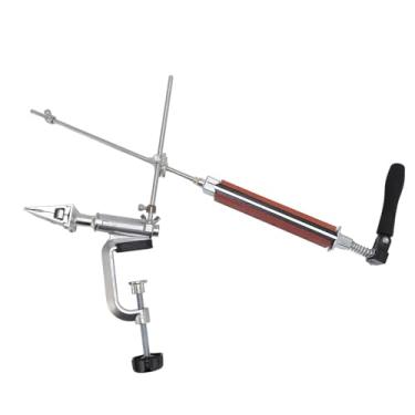 Imagem de WALFRONT Afiador de Facas Profissional, Kit de Afiador de ângulo Fixo Com 4 Pedras de Amolar de Corindo Branco, Design Antiderrapante de Braçadeira Rápida para Ferramenta Pequena de