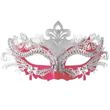Imagem de Máscara veneziana para mulheres, fantasia de Halloween luxuosa, máscara carnaval elegante, namoro para máscara elegante, carnaval