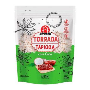 Imagem de Torrada de Tapioca com Coco Sem Glúten Okoshi 75g