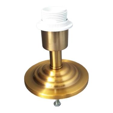 Imagem de Ｂｅｓｇａ Suporte de mesa com base fixa, acessório de iluminação feito com parte de garrafa de cerâmica e metal para luminárias de mesa modificadas com soquete, Style D