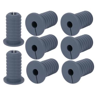 Imagem de 8pçs 3/4 Polegada Ilhós Cabos para Starlink, Antiderrapantes Kit de Roteamento Cabos ilhós com Furo de Parede Dividido para Fios Ethernet/TV Proteção à Prova d'Água (19mm Diâmetro, Cinza)