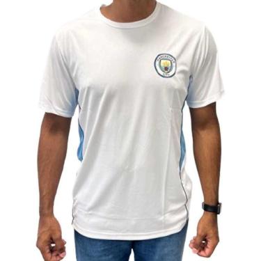 Imagem de Camiseta Manchester City 14568MC Masculino - Branco Branco G-Masculino