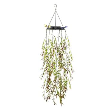 Imagem de Bothyi Luminária solar suspensa para jardim, decoração externa, lâmpada artificial à prova d'água para plantas, ideal para jardinagem e quintal.