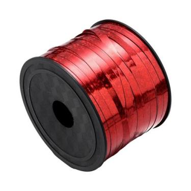 Imagem de Fita De Balão Arco-Íris 5mm 100 Jardas Rolo De Fita Plástica Laser Par