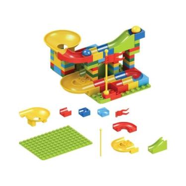 Imagem de Blocos De Construção Para Corrida De Bolas Em Labirinto Para Crianças,