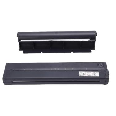 Imagem de Cryfokt Impressora Portátil de Viagem Sem Tinta, Impressora Sem Fio 5.4, Resolução de 300 DPI, Térmica de 8,5 X 11 Polegadas, Bateria Recarregável de 2.000 MAh (Preta)