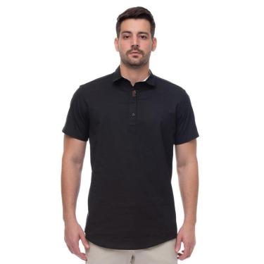 Imagem de Camisa Gola Polo Masculina Teodoro Botões Lisa-Masculino