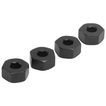 Imagem de KIMISS 4 Unidades de Cubo de Roda Adaptador Hexagonal de 5 Mm a 12 Mm Compatível Com Caminhões WPL D12 1/10 RC - Fácil Instalação e Acessório de Atualização Resistente (#3)
