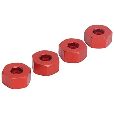 Imagem de KIMISS 4 Unidades de Cubo de Roda Adaptador Hexagonal de 5 Mm a 12 Mm Compatível Com Caminhões WPL D12 1/10 RC - Fácil Instalação e Acessório de Atualização Resistente (#4)