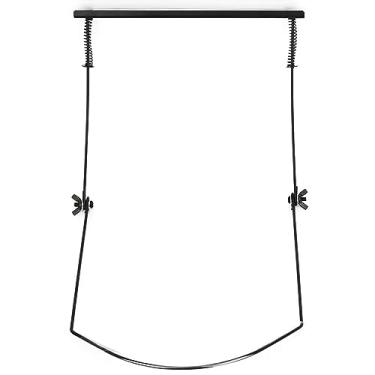 Imagem de KIMISS Suporte para Gaita de 24 Furos - Suporte de Pescoço Ajustável para Instrumentos de Sopro - Design de Metal Leve para Apresentações Musicais e Prática (24 buracos pretos)