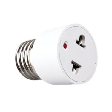 Imagem de predolo Adaptador de lâmpada E27 para tomada americana/europeia, peças de reposição profissionais, fácil de instalar, acessórios de iluminação de 2 pinos.