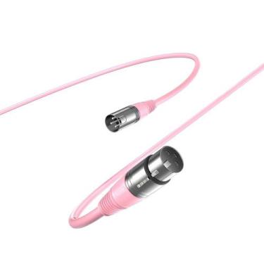 Imagem de Cabo de Microfone Fifine L9, XLR Macho para Fêmea, 1.8m, Rosa - L9CP