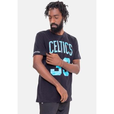 Imagem de Camiseta Mitchell & Ness Tie Dye Black Boston Celtics Larry Bird Masculino-Masculino