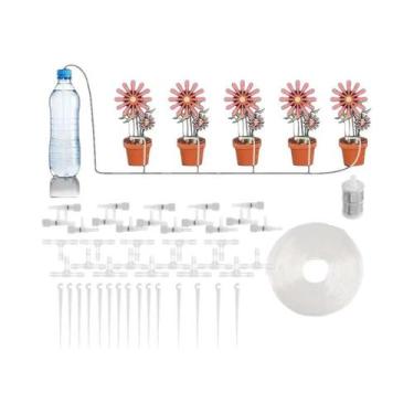 Imagem de Kit de Irrigação por Gotejamento com Mangueira 4/7mm e Válvula Regulad