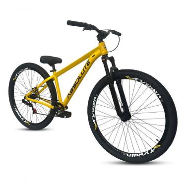 Imagem de Bicicleta Aro 29 Absolute Nero 5 Freeride Single Freio A Disco Hidraulico Shimano Garfo Com Trava Rodas Vmaxx- Amarelo