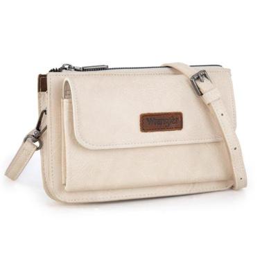 Imagem de Carteira crossbody Wrangler WG119-2061TN para mulheres bege