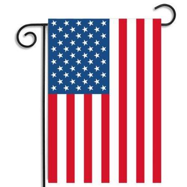 Imagem de Bandeira de jardim, design de bandeira americana dos EUA, 30x45cm, pol