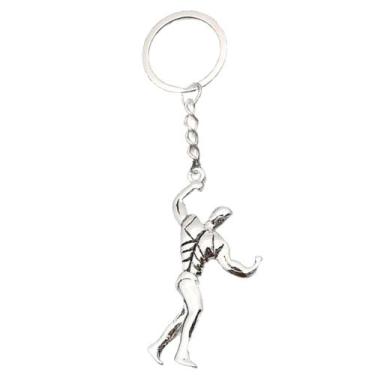 Imagem de Chaveiro Creative Bodybuilder Silver Tone Zinc Alloy - yiweisai