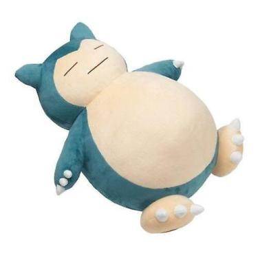 Imagem de Almofada de travesseiro Pokémon Snorlax de brinquedo de pelúcia com 30