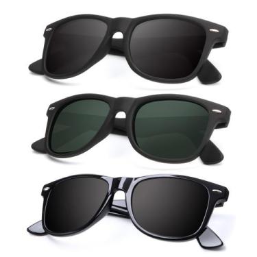 Imagem de Óculos de sol KALIYADI com acabamento fosco polarizado com bloqueio UV