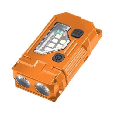 Imagem de Lanterna EDC Mini Recarregável Super Brilhante Com Ímã, Caneta E Clipe