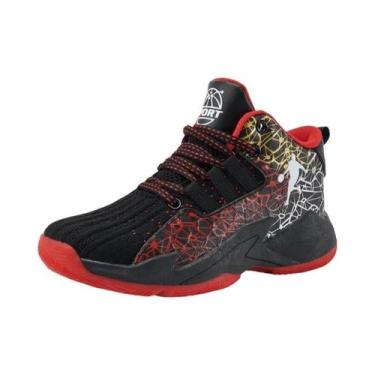 Imagem de Tênis De Basquete Respirável Antiderrapante Para Meninos E Meninas, Ca