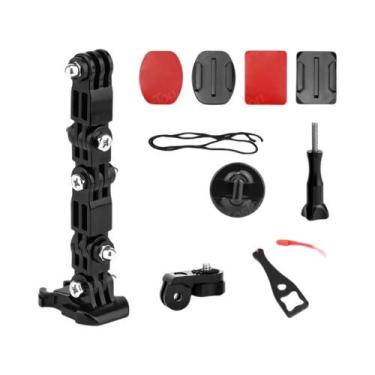 Imagem de Kit De Montagem Para Queixo De Capacete De Motocicleta Para Câmeras Go