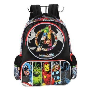 Imagem de Mochila Infantil Vingadores Avengers Homem De Ferro Com Led - Marvel, 