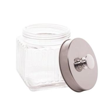 Imagem de LYOR - Pote de Vidro com Tampa de Metal Vegas 1,2L