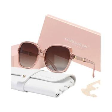 Imagem de Óculos De Sol Femininos De Luxo Com Armação Grande Borboleta, Polariza