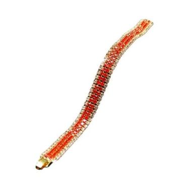 Imagem de Pulseira De Cristal Boêmia Feminina Luxuosa Joia De Moda Romana Para C