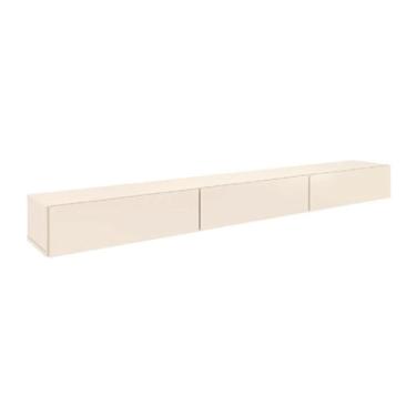 Imagem de Rack Suspenso para Painel ou TV até 75 Polegadas 3 Portas 1,54m Off White edn