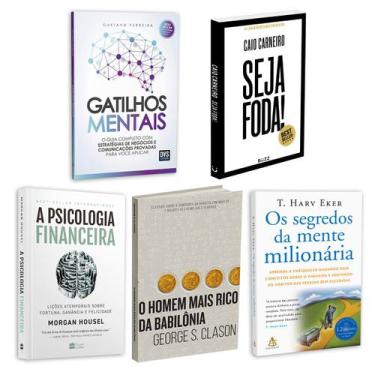 Imagem de Kit 5livros, Gatilhos Mentais, Psicologia Financeira, Homem Mais Rico 