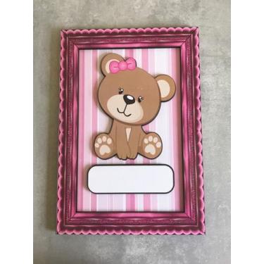 Imagem de Quadro Infantil Rosa - Soletrando Oficial 