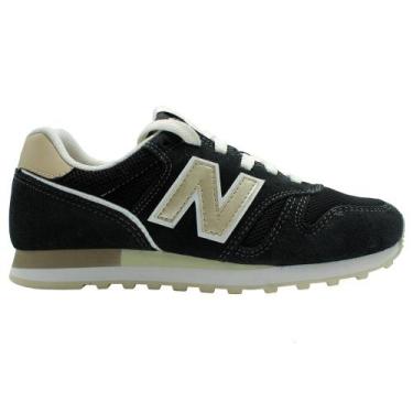 Imagem de Tênis New Balance 373v2 Preto/Dourado Feminino, Preto, 34