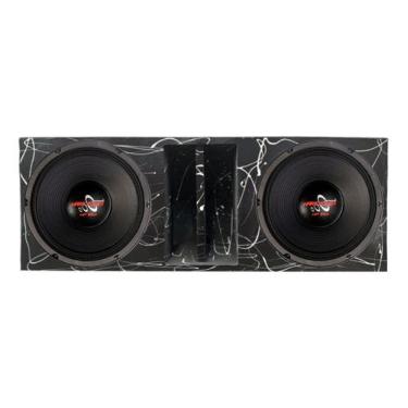 Imagem de Caixa duto régua 2 alto falantes hard power 12 hp 550 woofer cores - L