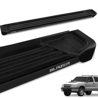 Imagem de Estribo Lateral Blazer 1995 a 2011 Aluminio Preto A1 - Gtnox