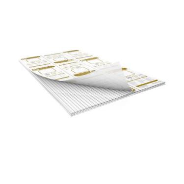 Imagem de Chapa de Policarbonato Alveolar Cristal 6mm - 1,05m x 3,00m - Smart