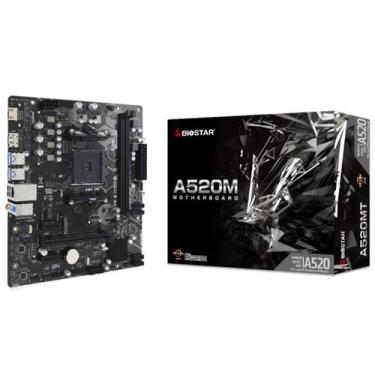 Imagem de Placa Mãe Biostar A520MT, Chipset, A520, AMD AM4, MATX, DDR4
