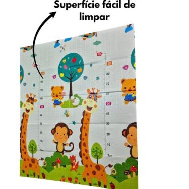 Imagem de Tapete Infantil Bebe Dobrável Emborrachado Tatame Dupla Face - Importa