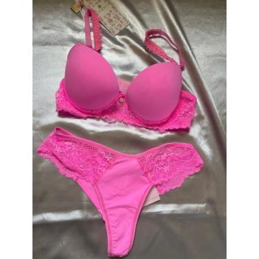 Imagem de Conjunto lingerie rosa - Duzani
