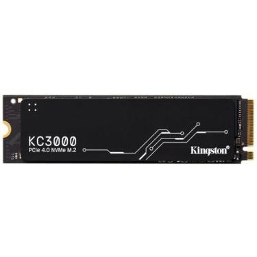 Imagem de SSD Kingston KC3000, 512GB, M.2 NVMe, 2280, Leitura 7000MBs e Gravação