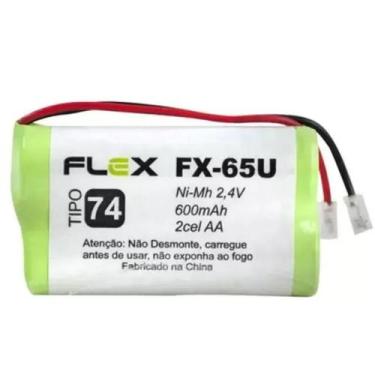 Imagem de Bateria Telefone sem Fio Flex AA 2,4v 600mAh