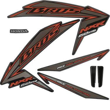 Imagem de Kit Adesivos Bros 150 2011 ESD Preto