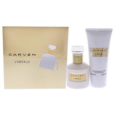 Imagem de CARVEN Labsolu De Carven para mulheres - Conjunto de presente de 2 peças 1,66 Onça Edp Spray, 3,33 Onça Perfume Body Milk 2 peças de presente